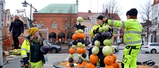 Västervik halloweenpyntas för första gången