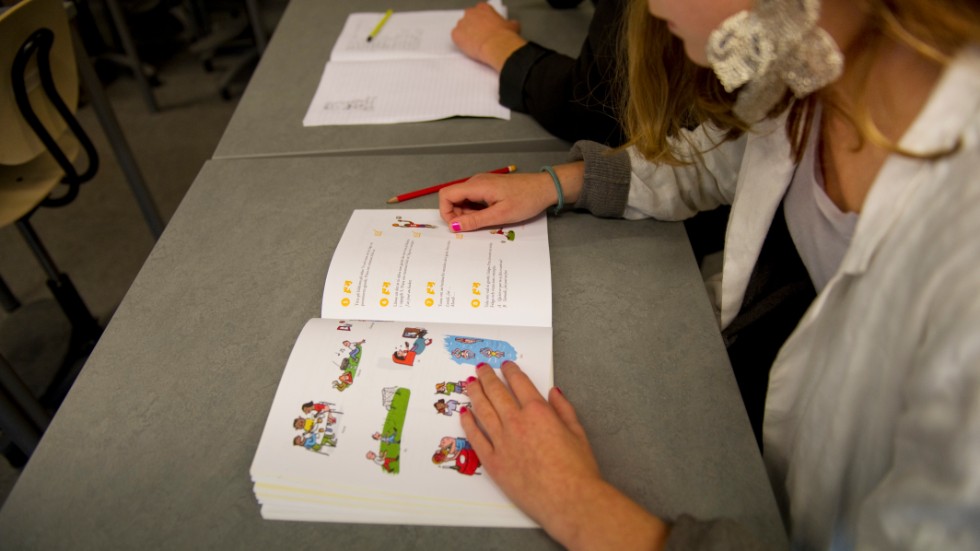 "Det är visat i flera forskningsstudier att läsa text på papper eller med fördel i läroböcker ökar läsförståelse och studieresultat", skriver insändarskribenten. 