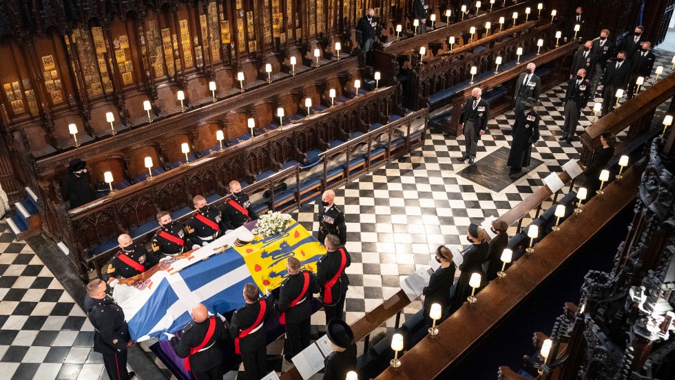 Prins Philip begravdes den 17 april. Arkivbild.