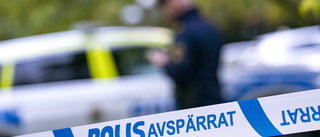 Bil med minderåriga voltade efter polisjakt