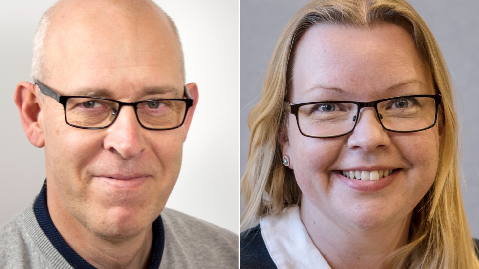 Kommunchef Håkan Bergsten och kommunstyrelsens ordförande Ann-Charlotte Munther (S).
