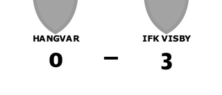 Klar seger för IFK Visby mot Hangvar på Skogsgläntan