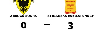 Klar seger för Syrianska Eskilstuna IF mot Arboga Södra på Ekbacken