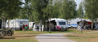 Högtryck på campingen • Och på sjön är det full rulle både i och på vattnet •"Som det ska vara i juli"