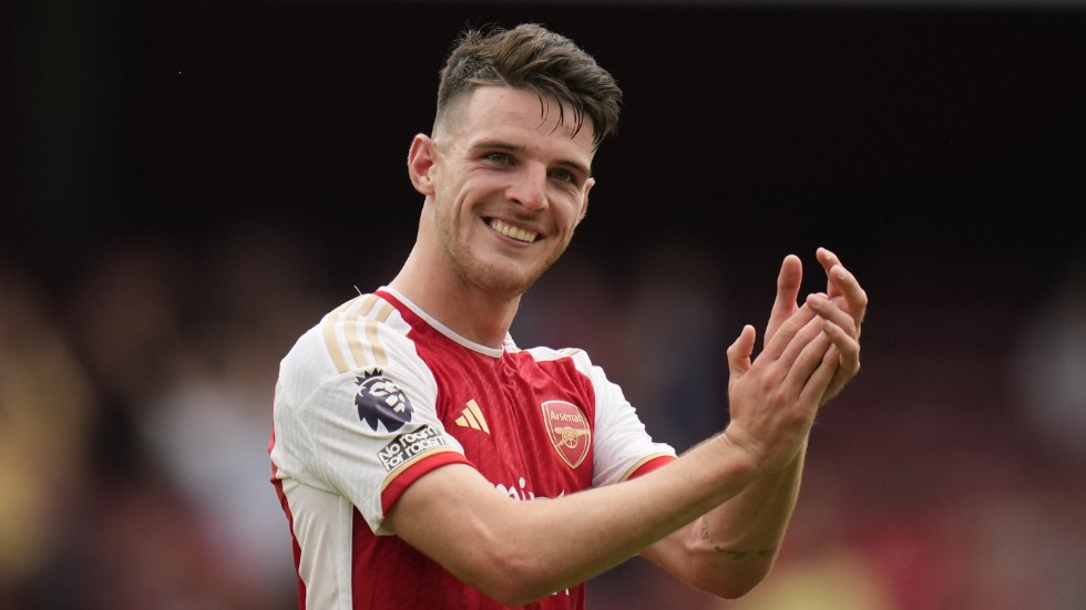 Declan Rice har bytt West Ham mot Arsenal.