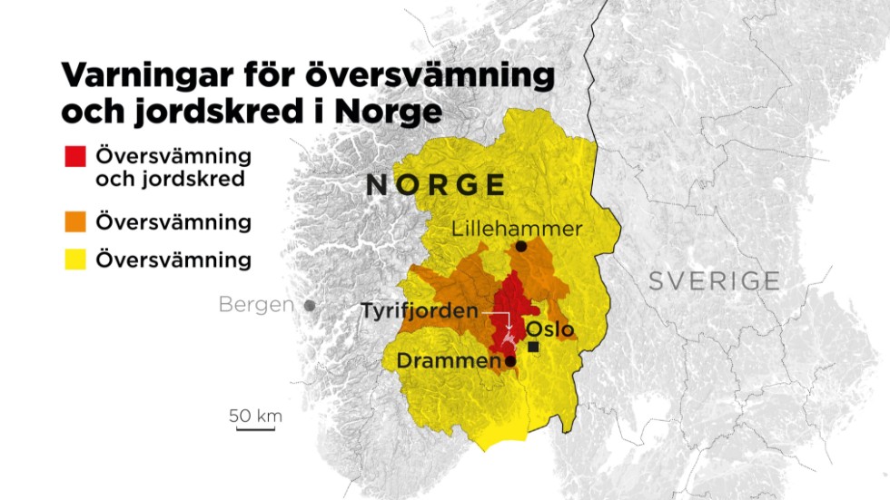 Varningar måndagen den 28 augusti.