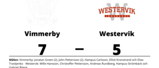 Förlust för Westervik efter dålig start mot Vimmerby