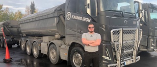 Kevin, 23, levererar 62,2 ton malm