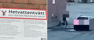 Kommunens båttvätt används som gratis biltvätt i smyg på nätterna