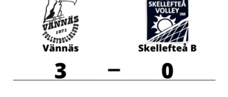 Segerlös svit bröts när Vännäs vann mot Skellefteå B