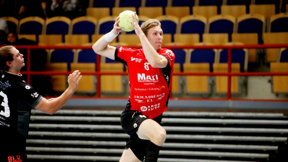 Viktor Berg von Linde, femmålskytt i förlusten mot Borlänge men prisad som matchens lirare i EHF.