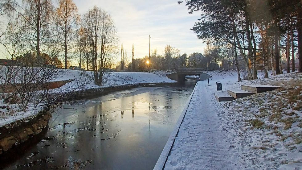 En  kall morgonpromenad den 18 november med bitande  kyla i ansiktet vid Lulsundskanalen, skriver Kjell Anders Rönnqvist, Luleå. Tack för den stämningsfulla bilden!

