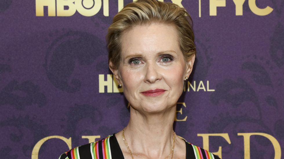 Cynthia Nixon väcker opinion mot kriget i Gaza genom att hungerstrejka. Arkivbild.