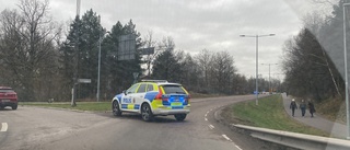 En person till sjukhus efter krock på trafikleden