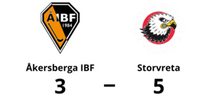 Seger för Storvreta borta mot Åkersberga IBF