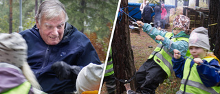 Barnen får ut de äldre i skogen – "Jag är så glad"