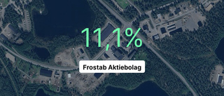 Frostab Aktiebolag: Här är de viktigaste siffrorna senaste året