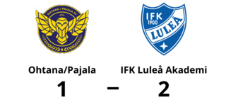 IFK Luleå Akademi vann efter stark start mot Ohtana/Pajala