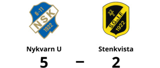 Förlust på bortaplan för Stenkvista mot Nykvarn U