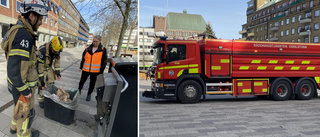 Lena hjälte – när det började brinna på Fristadstorget