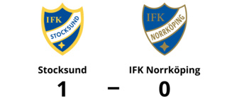 Förlust för IFK Norrköping mot Stocksund med 0-1