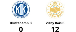 Visby Bois B krossade Klintehamn B