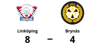 Seger för Linköping med 8-4 mot Brynäs