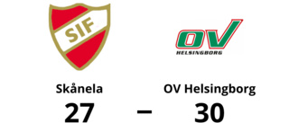 Skånela föll med 27-30 mot OV Helsingborg