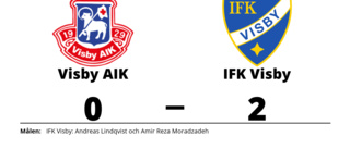 Andreas Lindqvist och Amir Reza Moradzadeh målgörare i IFK Visbys seger