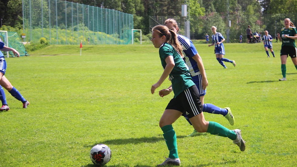Alice Hemlin gjorde ESK:s mål i Avesta. 