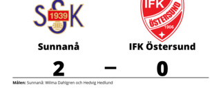 Seger för Sunnanå i tidiga seriefinalen mot IFK Östersund