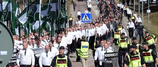 Almedalen intas av nazister