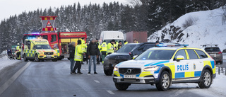 Berusad bilist anhölls efter masskrocken på E4 – misstänks för grovt rattfylleri