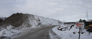 Här hamnar den bortplogade snön