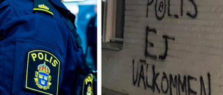 Här ökar polisen närvaron – efter fientliga klottret