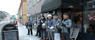 En högljudd manifestation från krogbranschen 