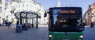 Misstag att ha bussarna på torget