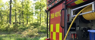 Misstänkt brand var kontrollerad eldning