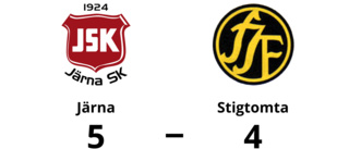 Stigtomta tappade ledning och fick se sig besegrat