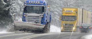 Snöfall och klass 1-varning väntar