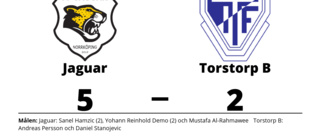 Klar seger för Jaguar mot Torstorp B på Borgsmo IP