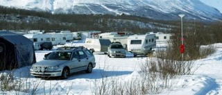 Husvagnsplatser i fjällen - en het fråga