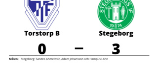 Seger för Stegeborg mot Torstorp B efter sent avgörande