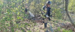 Räddningstjänsten släckte brand i Klockaretorpet