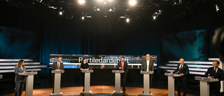 Partiledardebatt som hämtad ur sandlådan