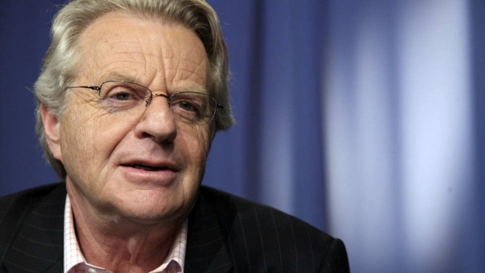 Jerry Springer ledde ett program i eget namn. Pressbild.