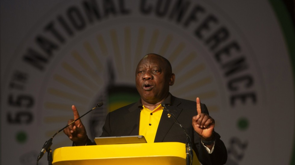 Sydafrikas president Cyril Ramaphosa. Arkivbild.