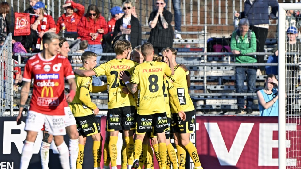 Elfsborg vann borta mot Degerfors. "Vi är väldigt glada över poängen", sade tränaren Jimmy Thelin till Discovery.