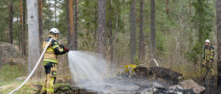 Räddningstjänsten fick snabbt gräsbrand under kontroll