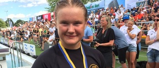 Trippla SM-guld för simmartalangen